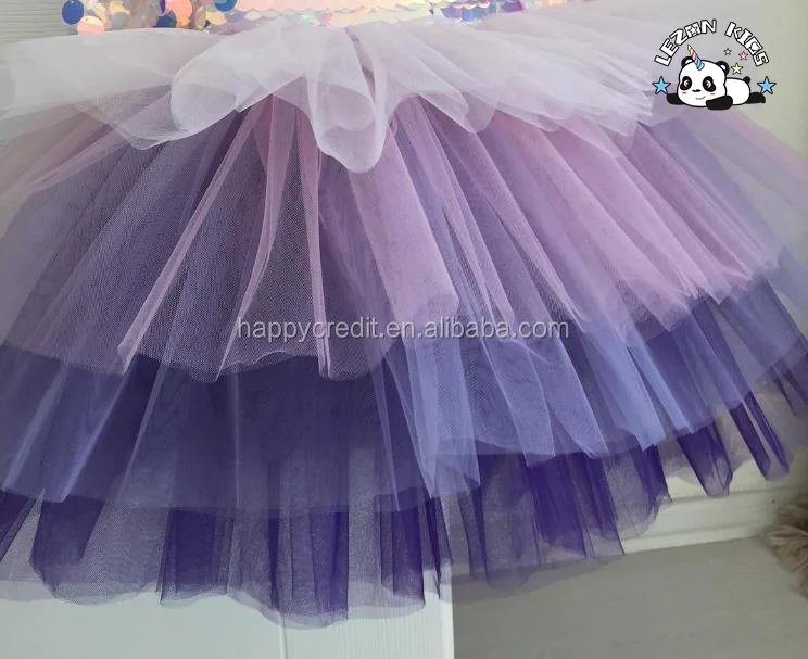 LEZONKIDS - Adorável vestido de sereia grande com lantejoulas para meninas de 2 a 10 anos